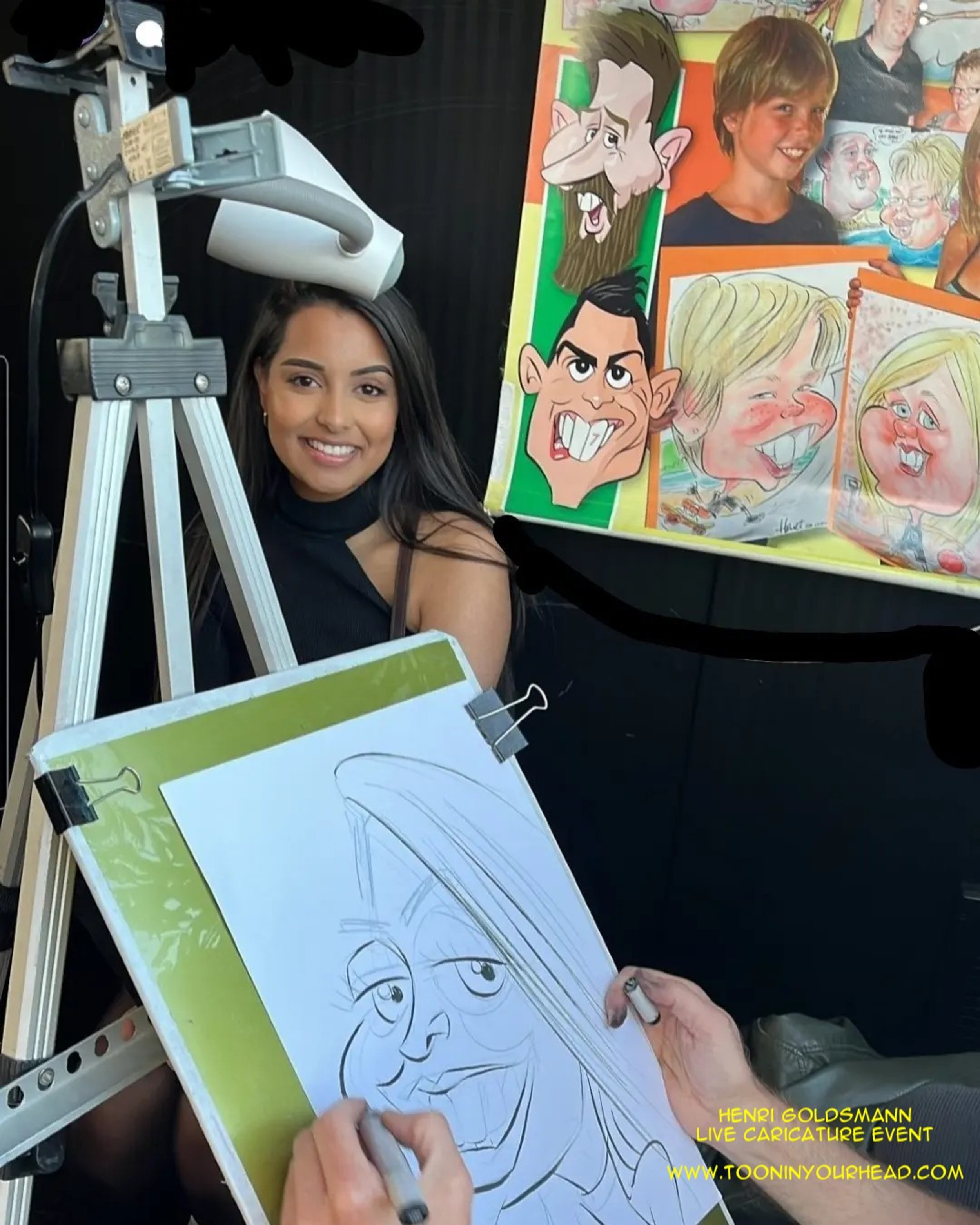 Caricature Artist for Events & Parties in Amsterdam the Netherlands