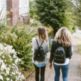 Friends Walking Home