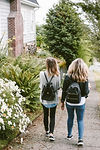 Friends Walking Home