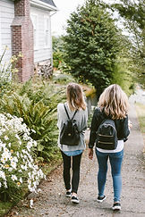 Friends Walking Home