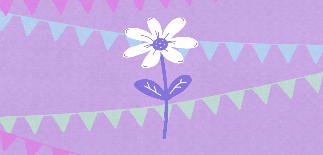 Animated White Daisy.gif