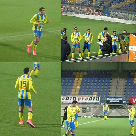 Wael Romdhane at RKC Waalwijk during his 2017 trial period in Dutch professional football.