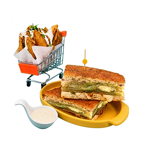 Focaccia Pollo Pesto
