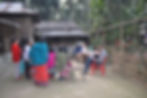 Interviewing the farmers