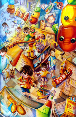 時光倒流懷舊零食繪畫及填色比賽-冠亞季軍得獎者-香港文創薈-HKCCI-繪畫比賽-填色比賽-電繪比賽-水墨畫比賽-攝影比賽-標語創作比賽-書法比賽