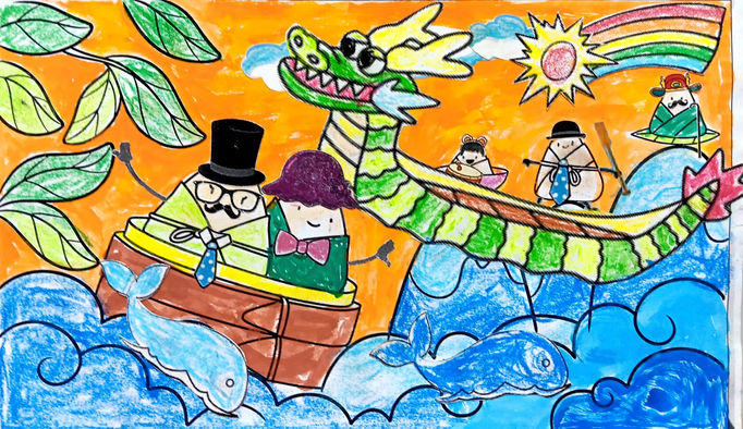 端午節習俗真有趣繪畫及填色比賽 -冠亞季軍得獎者-香港文創薈-HKCCI-繪畫比賽-填色比賽-電繪比賽-水墨畫比賽-攝影比賽-標語創作比賽-書法比賽