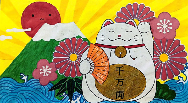 來福招財貓節繪畫及填色比賽-冠亞季軍得獎者-香港文創薈-HKCCI-繪畫比賽-填色比賽-電繪比賽-水墨畫比賽-攝影比賽-標語創作比賽-書法比賽