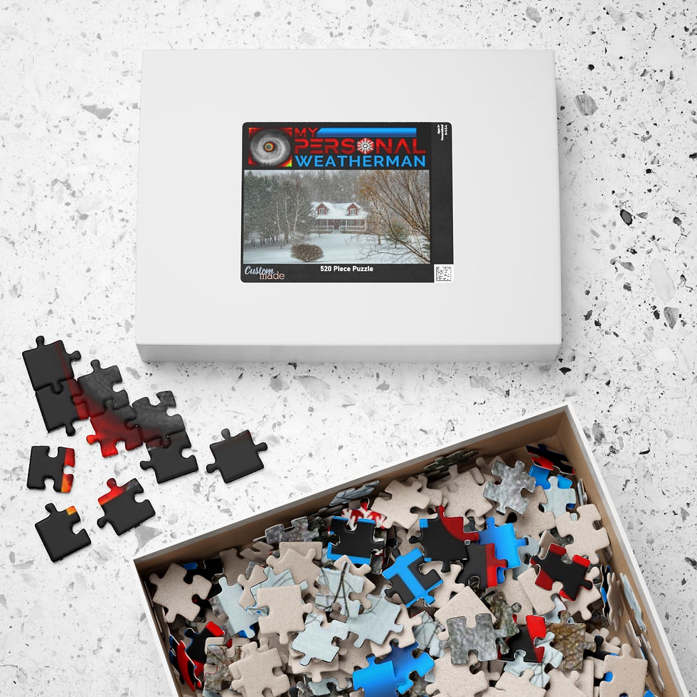 Thumbnail: My Personal Weatherman House in Snow Puzzle (110, 252, 520, 1014-piece)