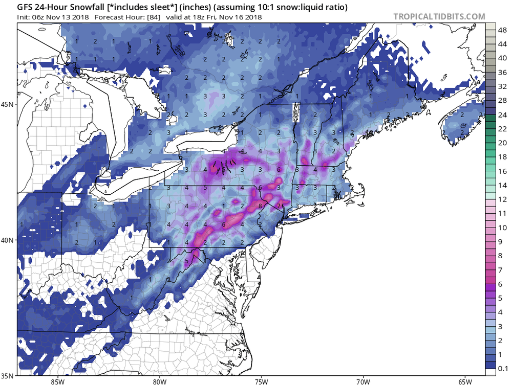 Snow For Long Island and the Northeast on Thursday