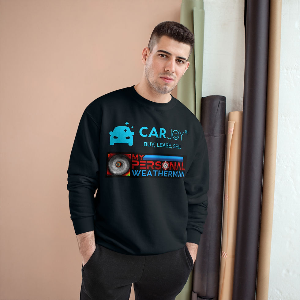 CarJoy and My Personal Weatherman Champion Sweatshirt