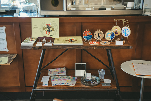 ffee&coでの展示の様子