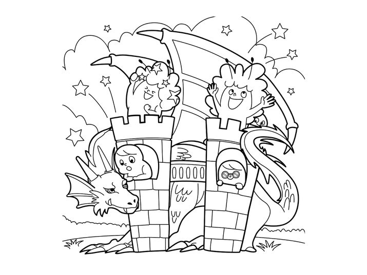 塗り絵イラスト