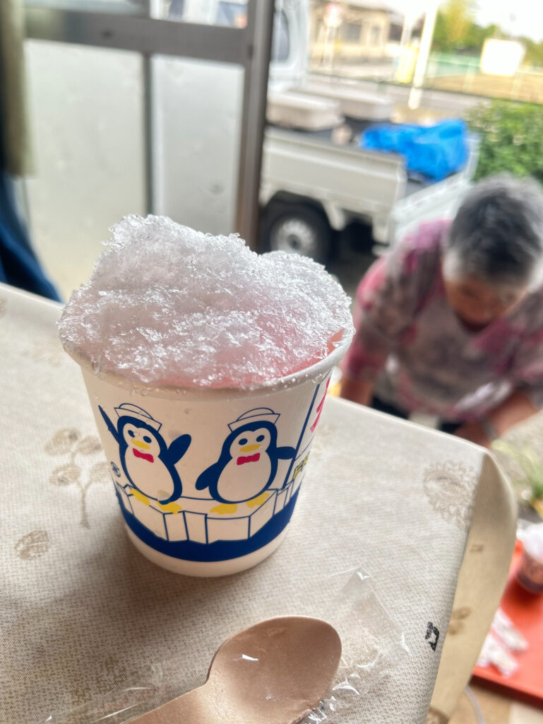 ゆいの家のかき氷