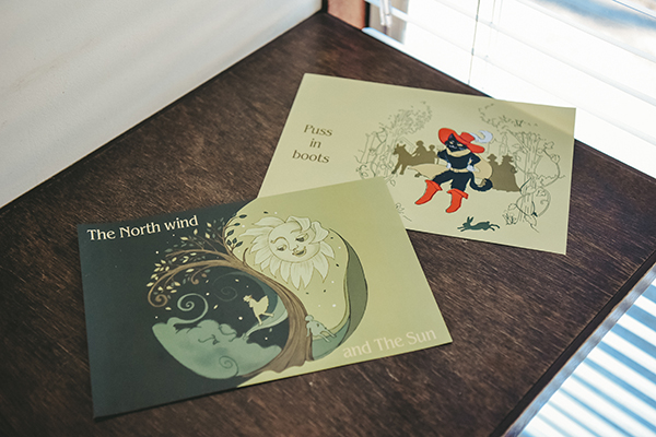 2種類のランチョンマットのデザイン