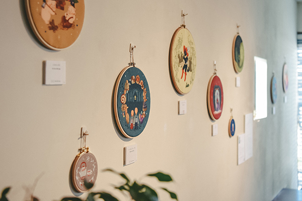 ffee&coでの展示の様子