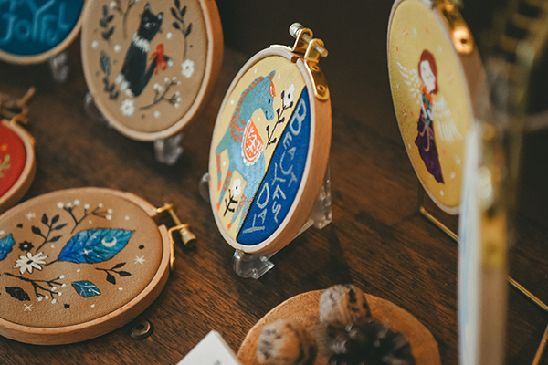 ffee&coでの展示の様子