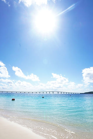 宮古島の海と空
