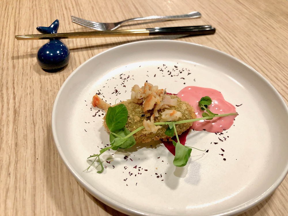 Edamame fritter