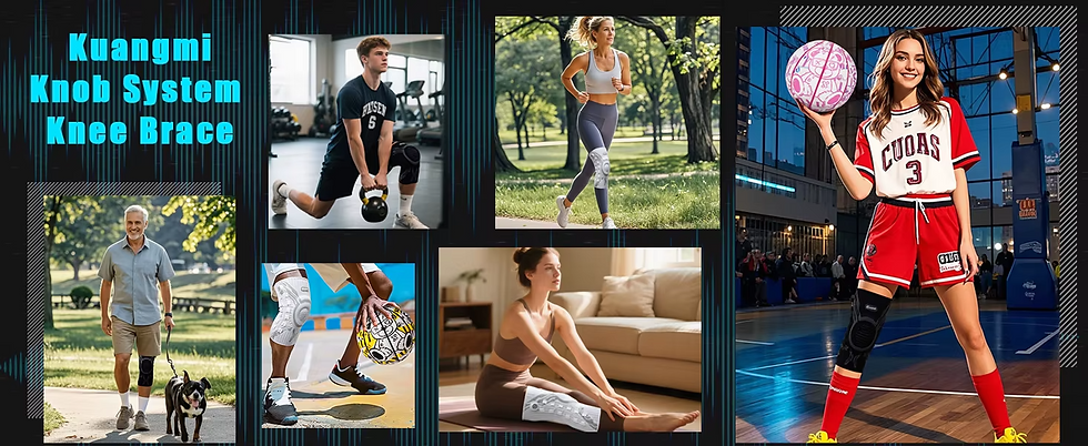 Thumbnail: Smart Knee Support – Gel Patella Pad Compression Brace with Lateral Sta