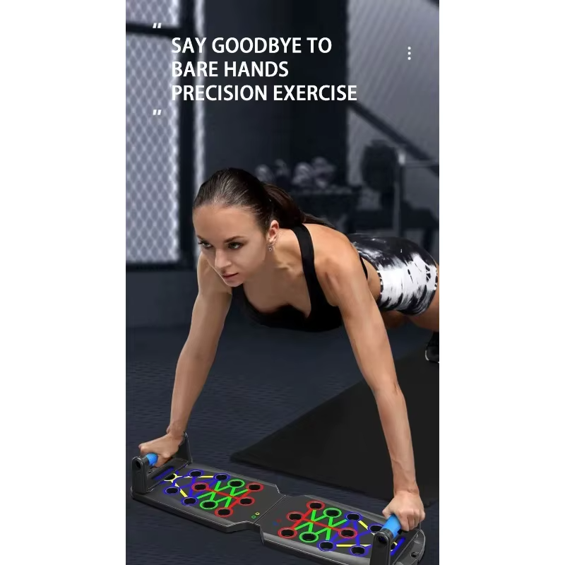 Thumbnail: CoreFlow Multifunctional Push-Up Board – Portable Home Workout Trainer for Chest