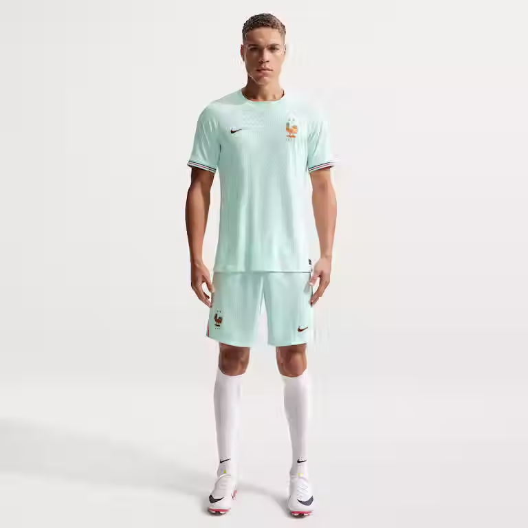 France 2026 Light Green Jersey 🇫🇷 – Player Version, Authentic Match Shirt, Dri