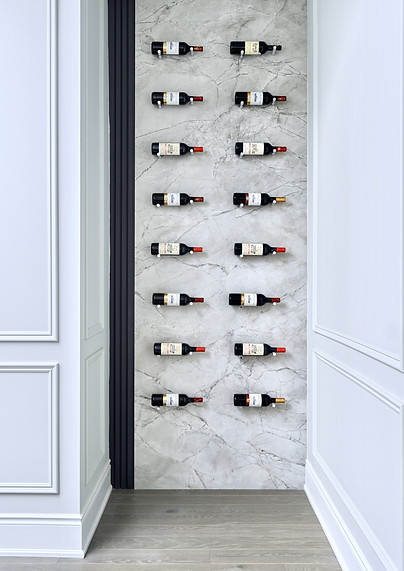 Wine Wall Against Stone Wall
