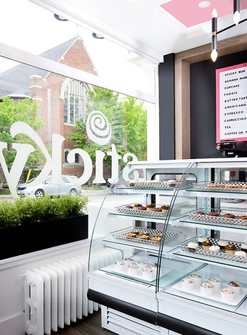 Sticky Bakery with display of pasteries