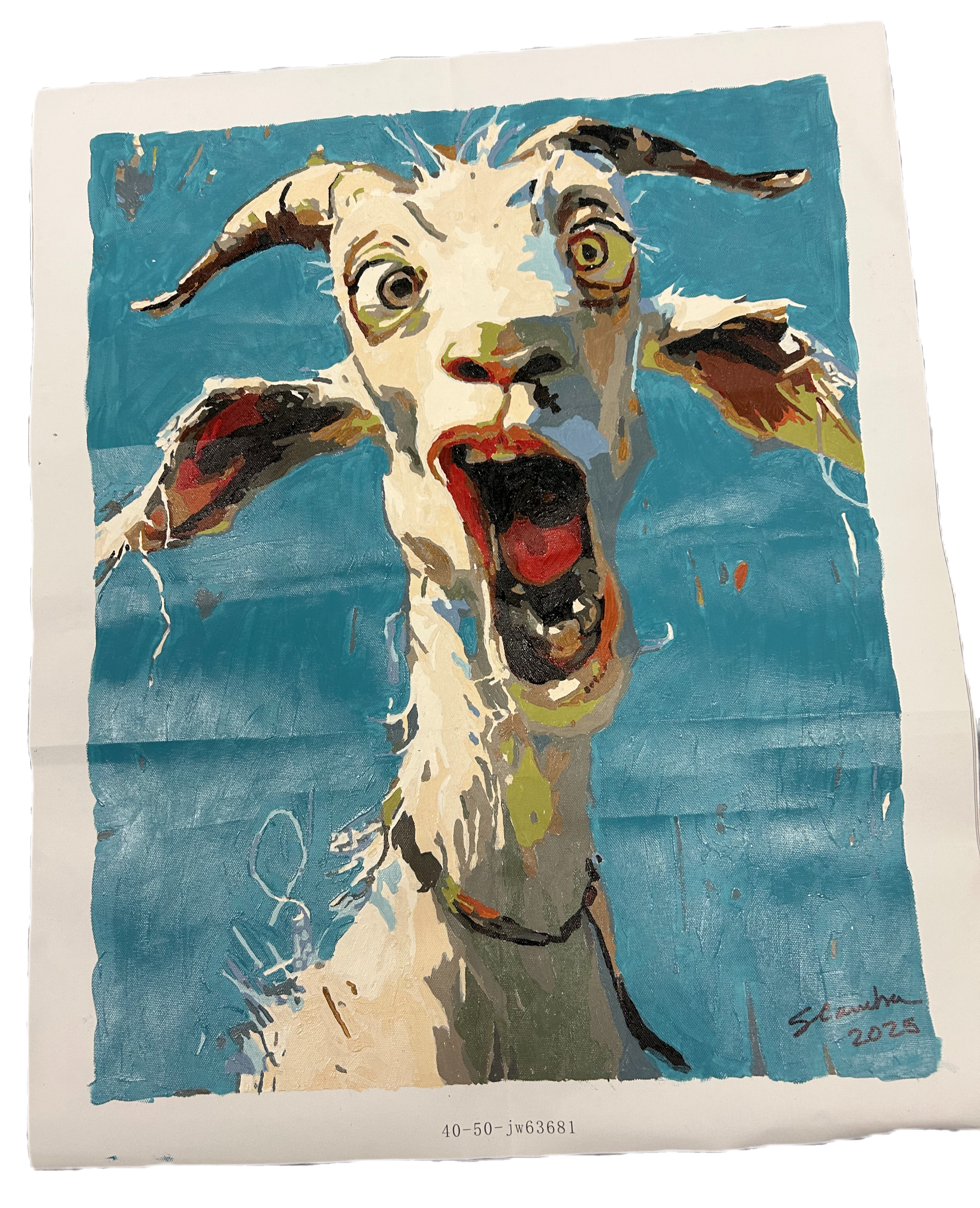Crazy Goat 16x20