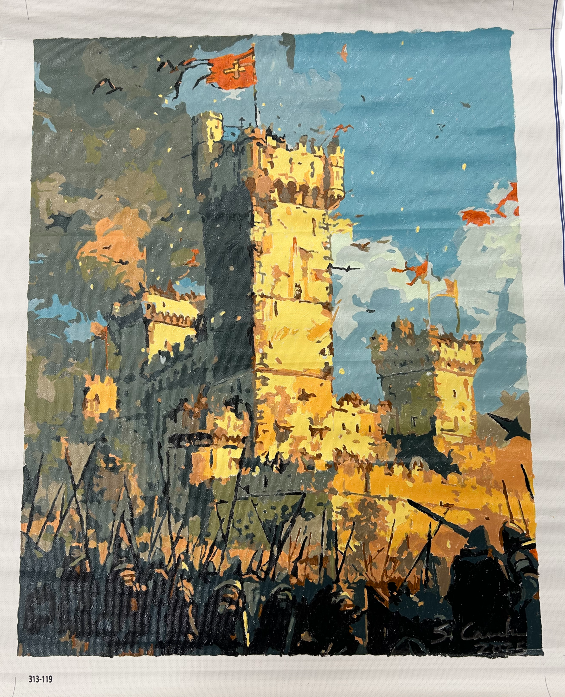 French Castle  16x20