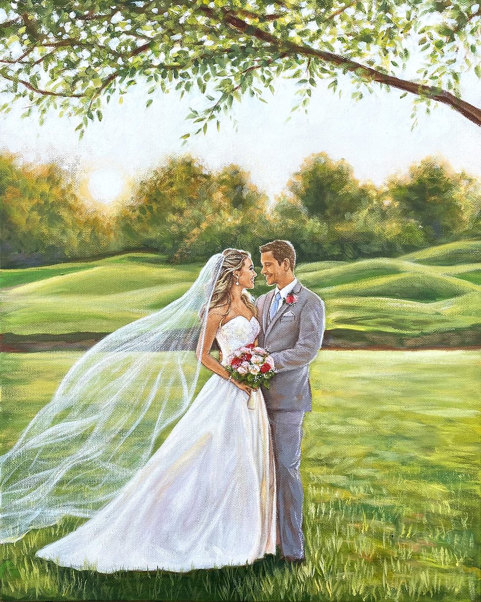 Painting from a photograph