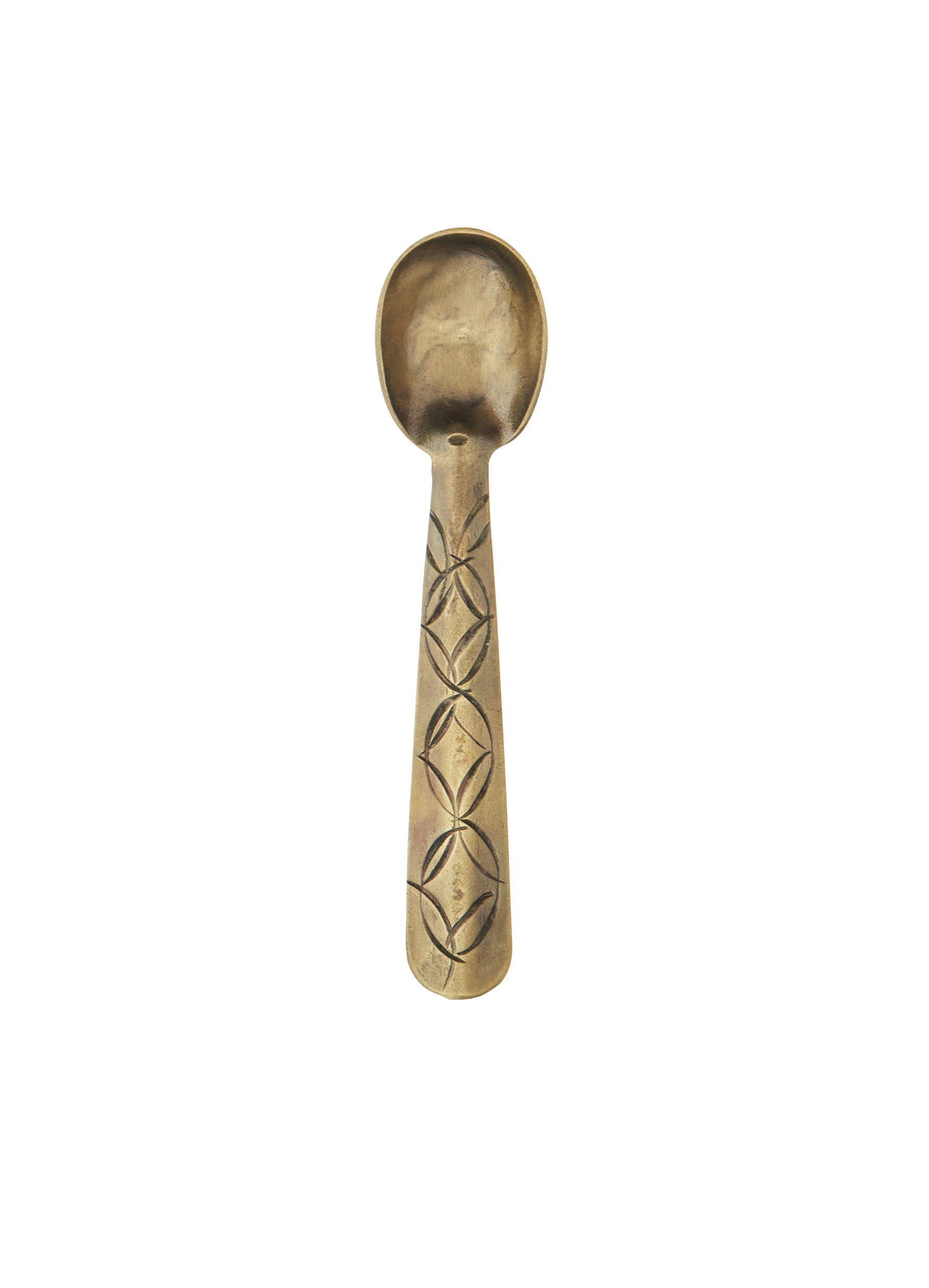 Madam Stoltz Small brass spoon 