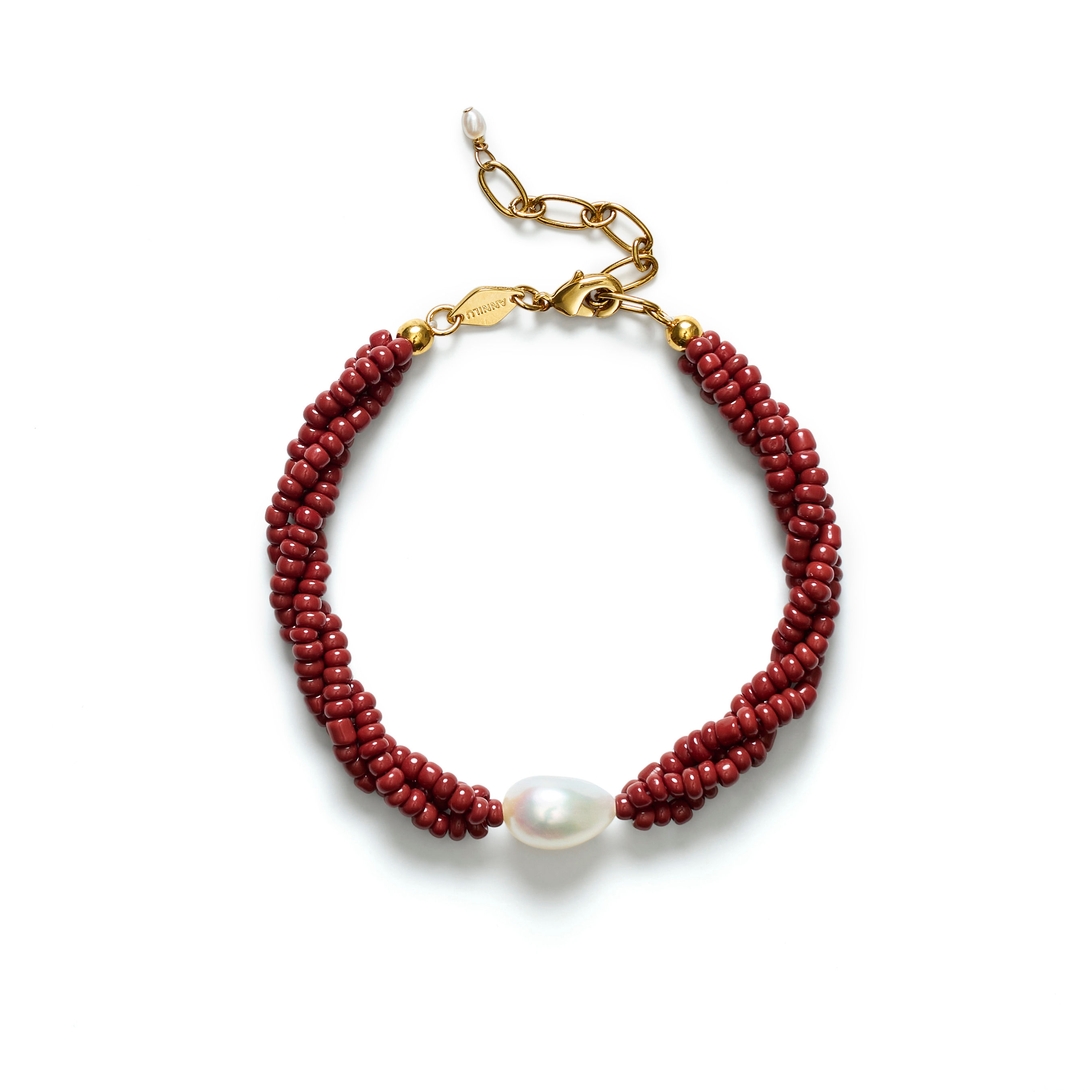 Anni Lu Rodeo Bracelet deep burgundy