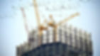 Construction cranes for large scale tourism infrastructure development project