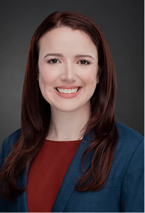 Female executive corporate headshot in studio lighting