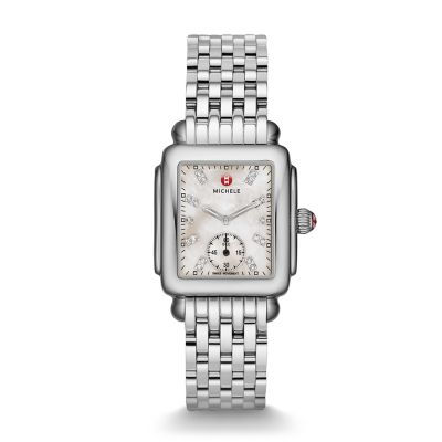 Michele Deco Mid, Diamond Dial Watch MWW06V000002