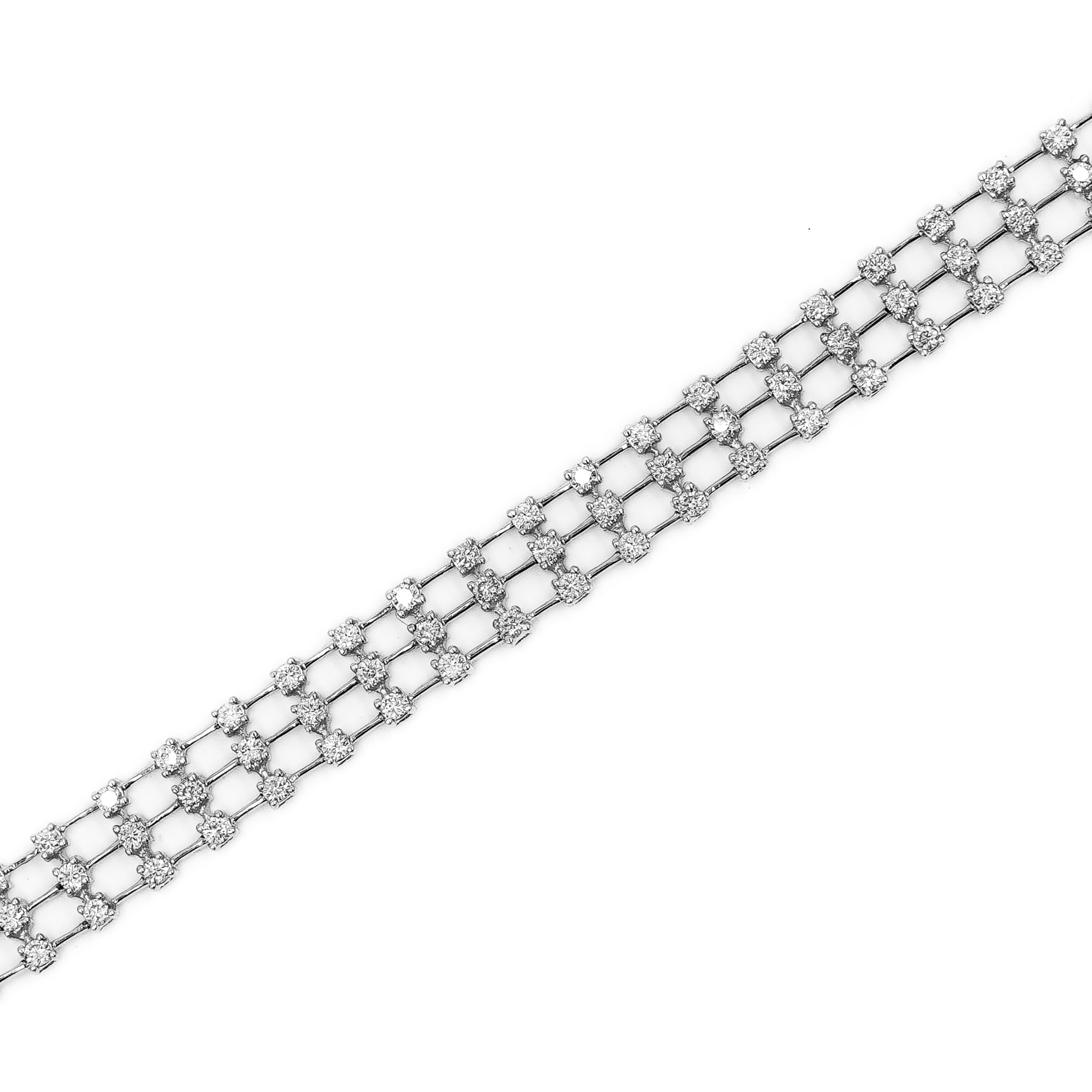 Classic White Gold Diamond Tennis Bracelet