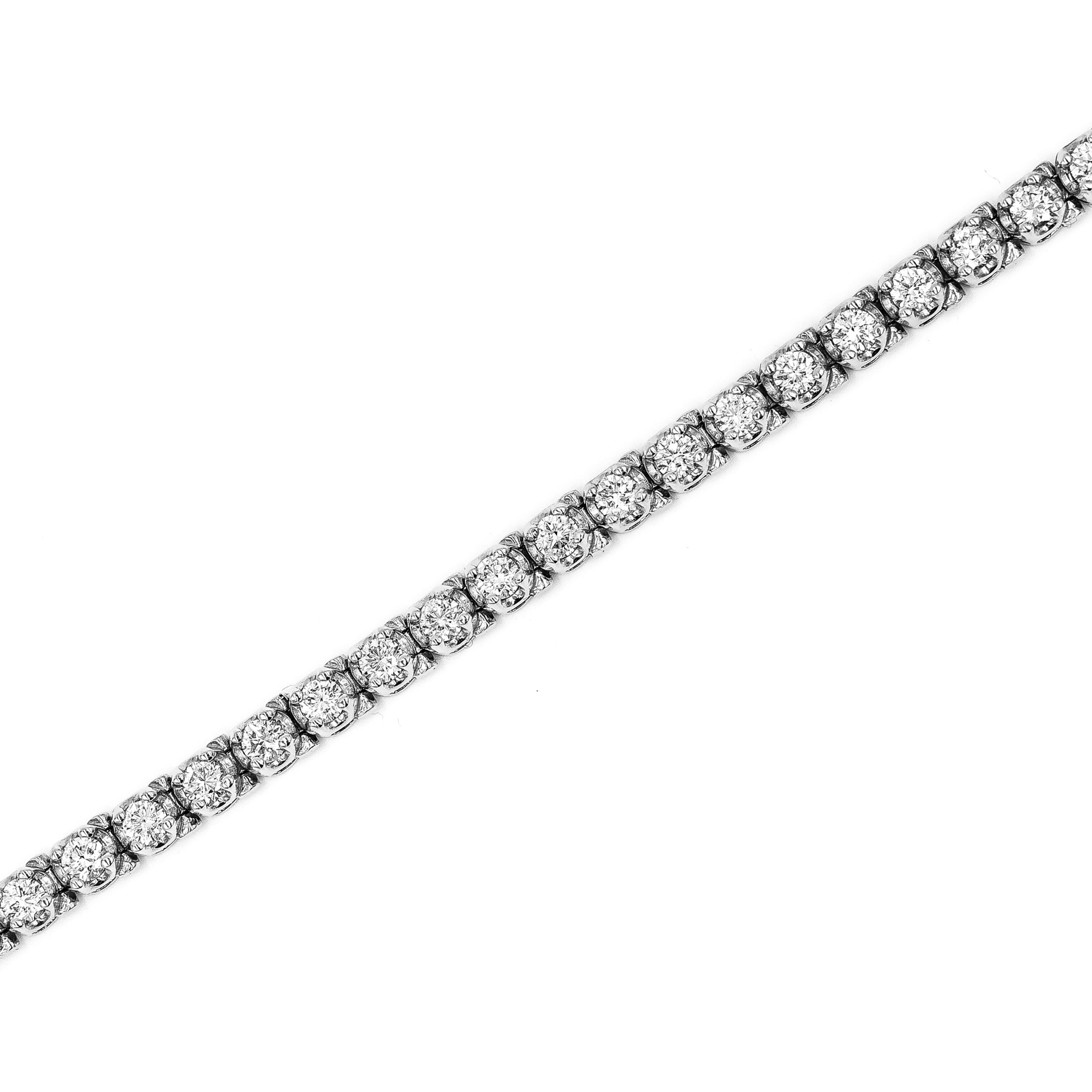 Classic White Gold Diamond Tennis Bracelet