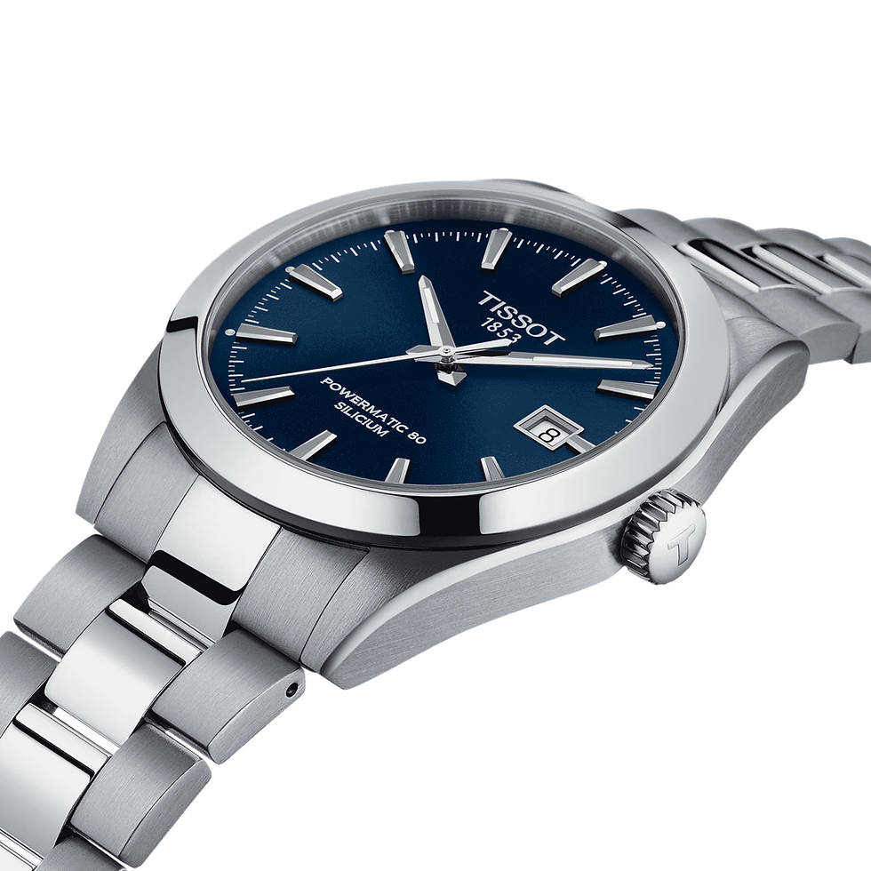 Thumbnail: TISSOT GENTLEMAN POWERMATIC 80 SILICIUM BLUE T127.407.11.041.00