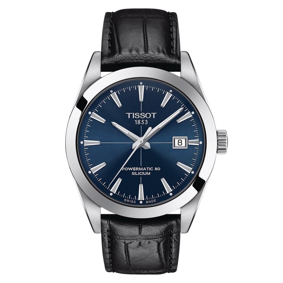 Thumbnail: TISSOT GENTLEMAN POWERMATIC 80 SILICIUM BLUE T127.407.16.041.01