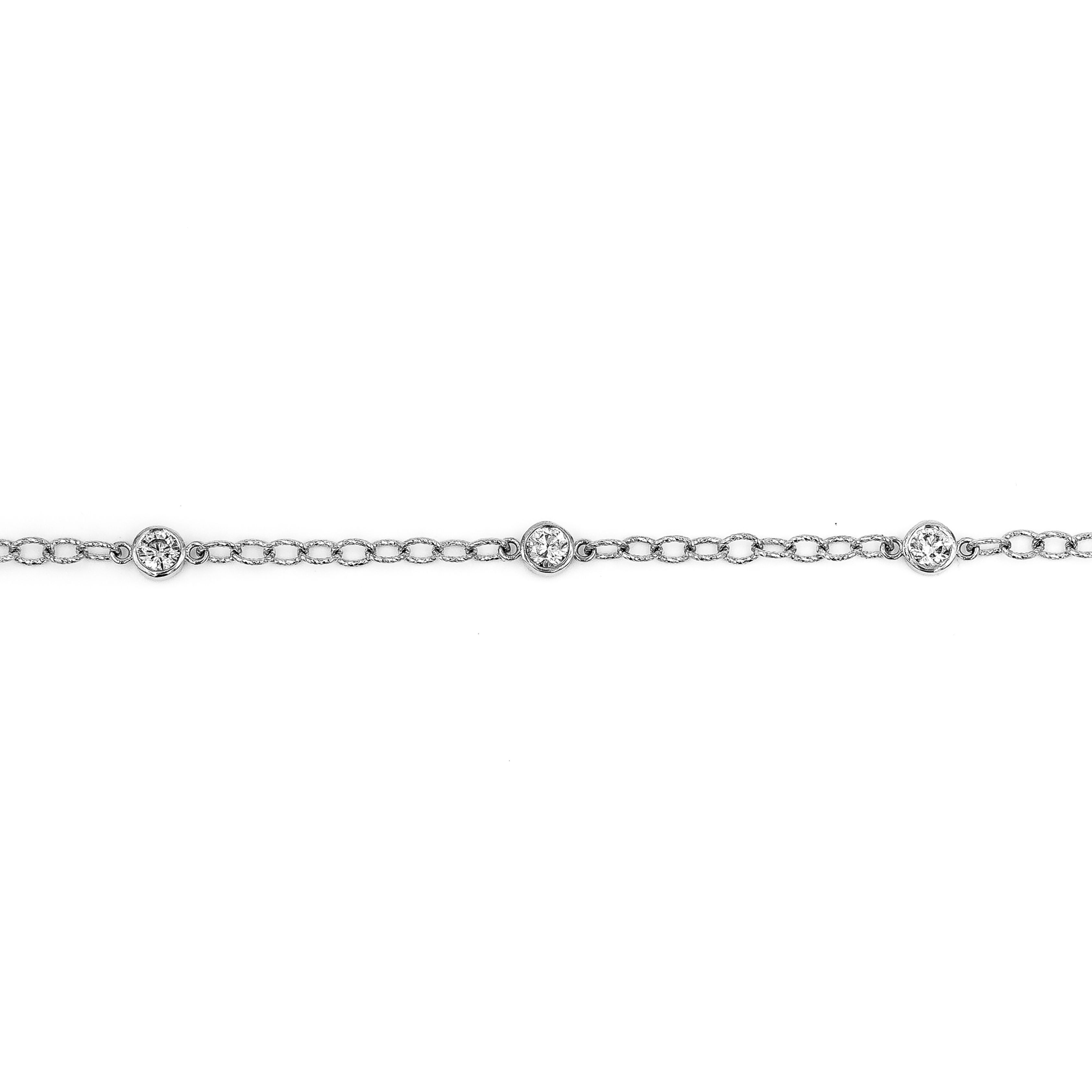 Classic White Gold Diamond Tennis Bracelet