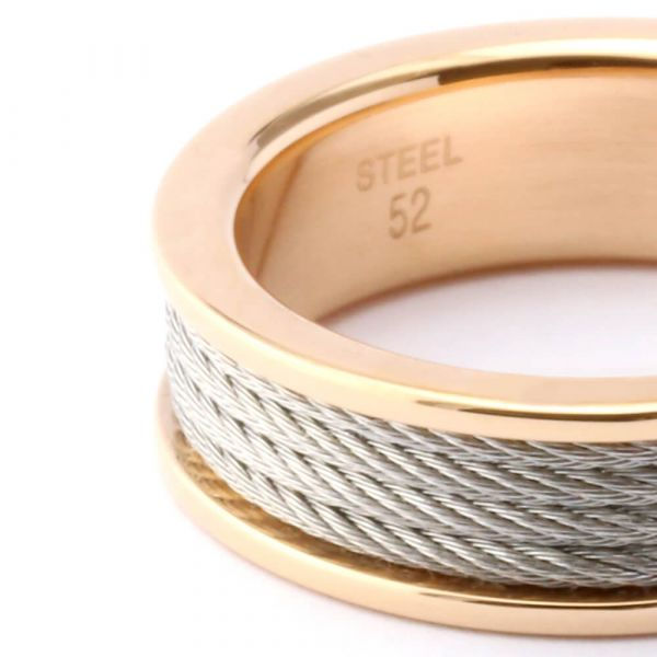 Thumbnail: CHARRIOL THIN FOREVER ROSE-TONE RING REF. 02-102-1139-8