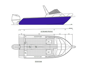 5.6m Deep Vee Monohull Boat Kit