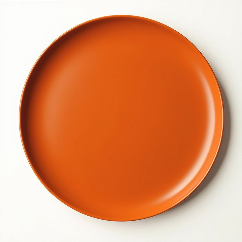 Burnt Orange Charger Plate