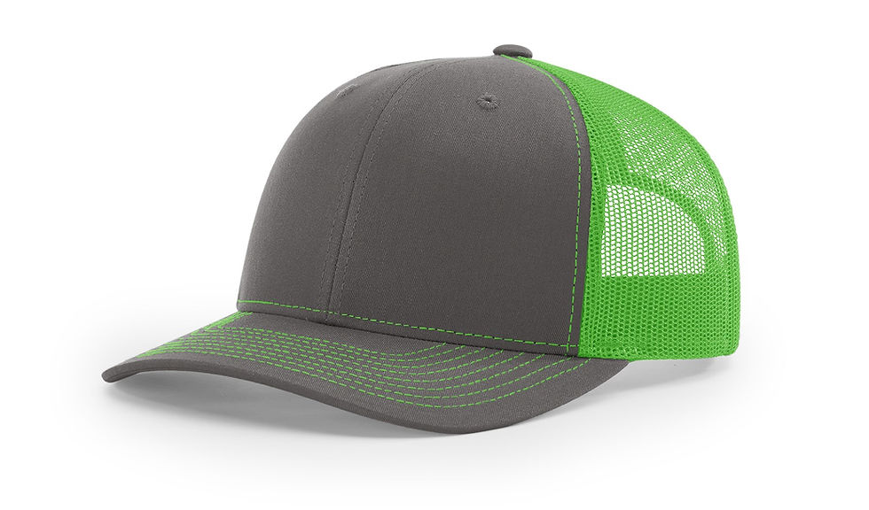 Charcoal / Neon Green
