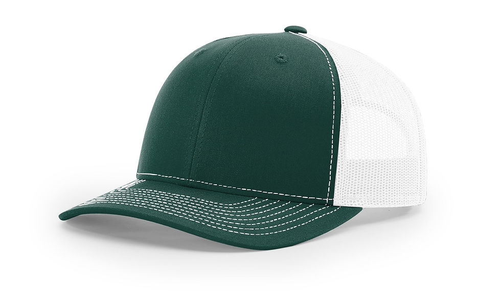 Dark Green / White