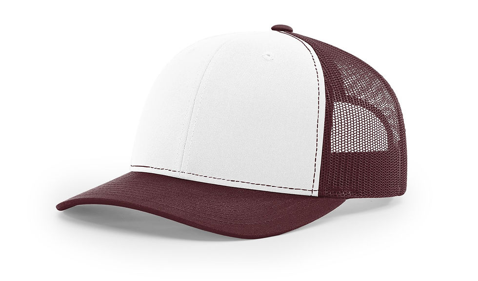 Maroon / White / Maroon