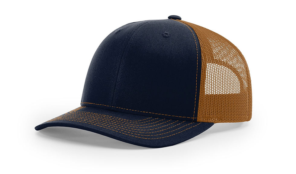 Navy / Caramel
