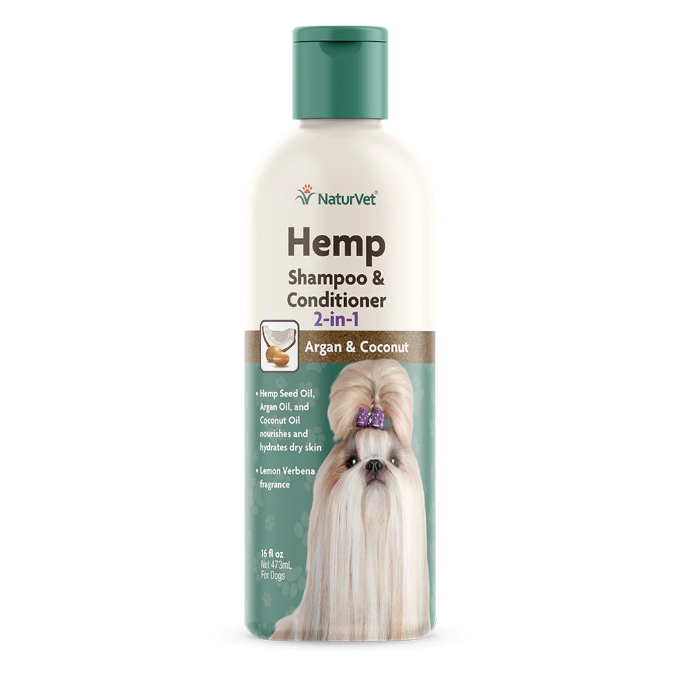 NaturVet Hemp Shampoo & Conditioner