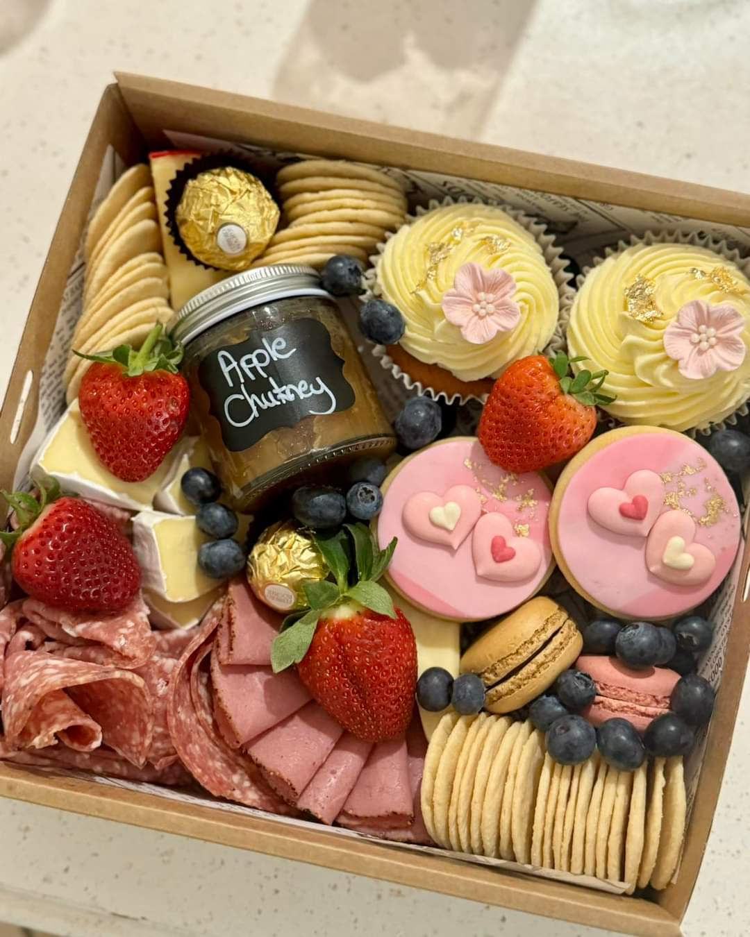 Mixed Sweet and Savoury Platter box