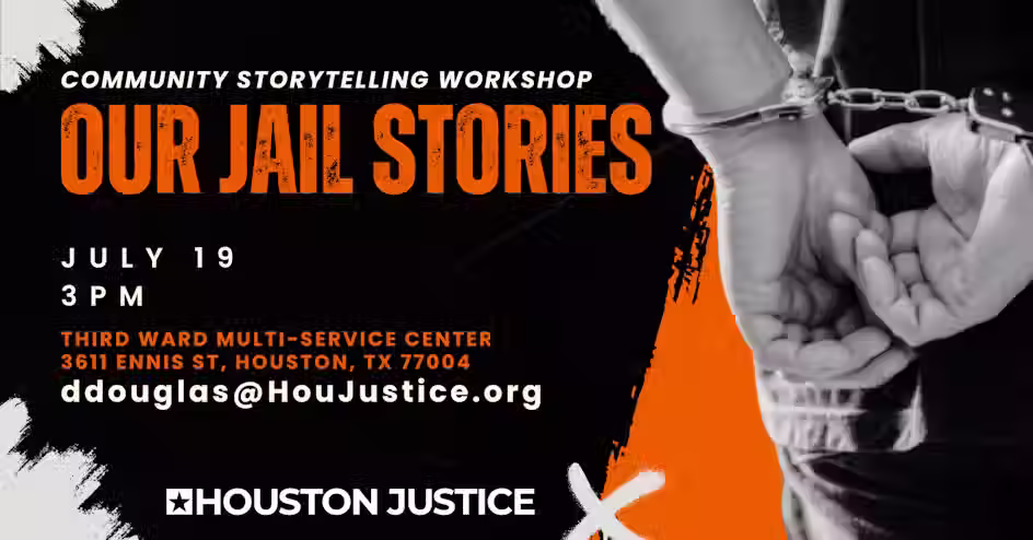 OUR JAIL STORIES (Community Storytelling Workshop)